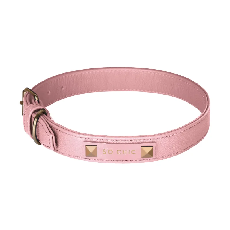  . **Cat food bowl anti-overturning**Dog collar - Powder Pink 💗