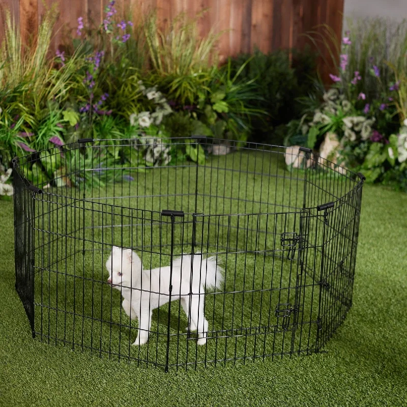 - Toys suitable for multi-pet familiesFrisco Wire Dog & Small Pet Exercise Pen with Step-Through Door