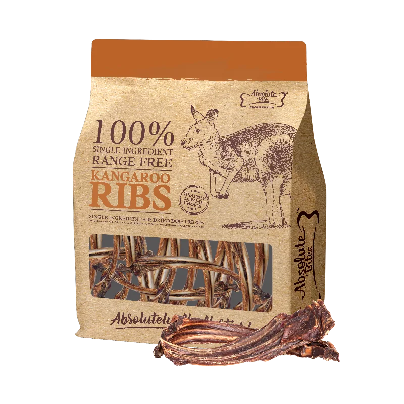 - Dog food for pregnancy and lactationAbsolute Bites Single Ingredient Air Dried Treats for Dog - Roo Ribs (250g)