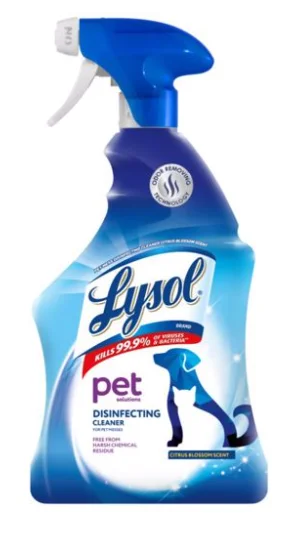 - Dog disposable foam shower gel32 OZ. LYSOL MULTI PURPOSE CLEANER