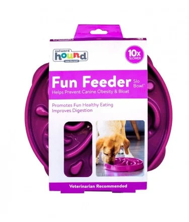 - Elderly dog ​​joint care mattressOUTWARD HOUND FUN FEEDER LARGE SWIRL PURPLE