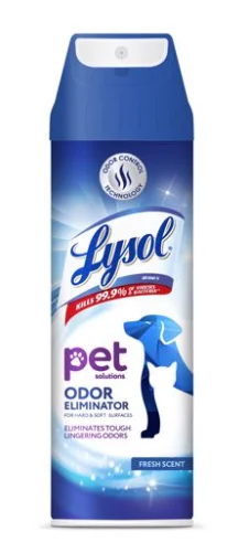 - Deodorizing cat litter tofu litter15 OZ. LYSOL PET ODOR ELIMINATOR