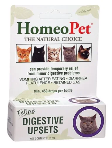  -Splash-proof food bowl AND Anti-choking slow food bowlHOMEOPET 15 ML. DIGESTIVE UPSETS - FELINE