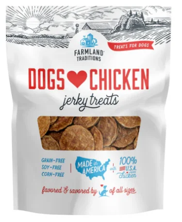 - Winter warm clothes for short-haired dogsFarmland Traditions Dogs Love Chicken Jerky Dog Treats