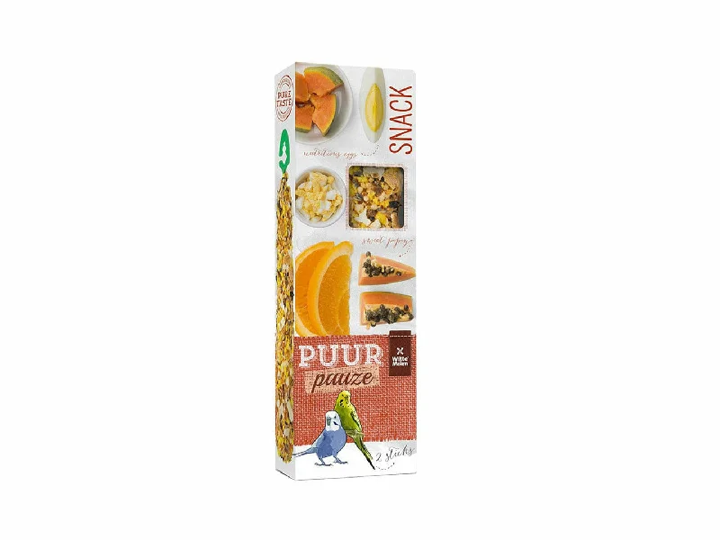 - Air box TSA certified check-inPUUR PAUZE STICKS BUDGIE PAPAYA & ORANGE 60gr