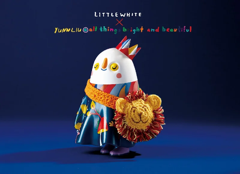 ---Little White Forest Lion by Zu & Pi