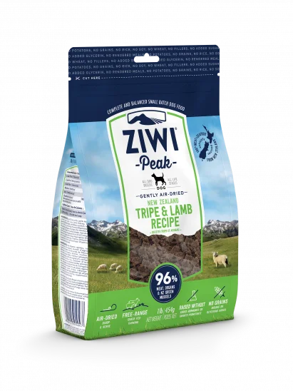 ---Ziwi Peak : Dog : Dry : Air Dried : Tripe & Lamb : 454g