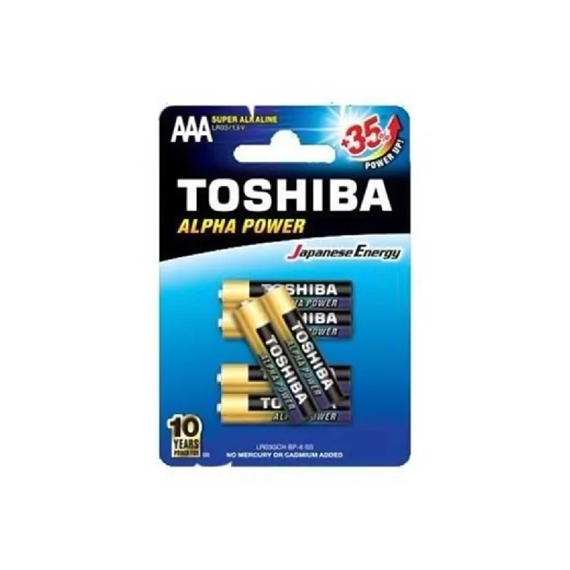 - Dog anti-slip matToshiba Batteries Alpha Power AAA(4+2 Free) Alkaline LR03 292765