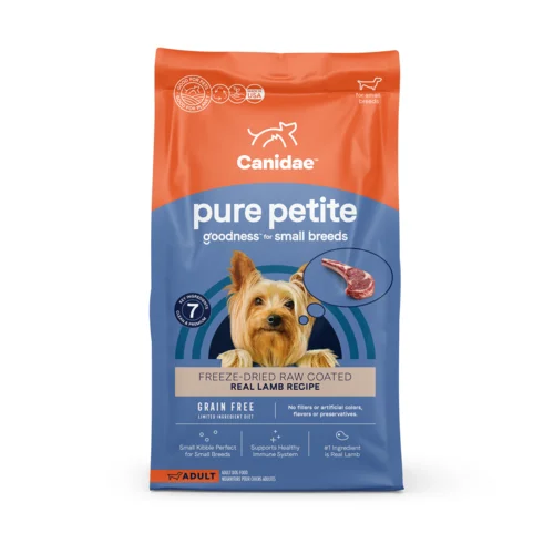 - Dog anti-slip matCanidae PURE Petite Grain Free, Limited Ingredient, Small Breed Dry Dog Food, Lamb