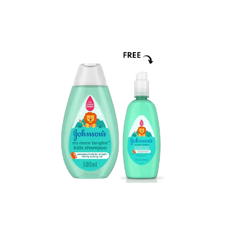 - Dog disposable foam shower gelJohnson's Baby Shampoo No More Tangles 500ml, Get Conditioner Free