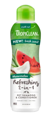 - Cat stress soothing sprayTropiclean 20 OZ. WATERMELON REFRESHING - SHAMPOO AND CONDITIONER