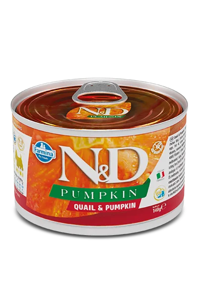 - Food for small dogsFarmina N&D Pumpkin Quail & Pumpkin Adult Mini Wet Dog Food