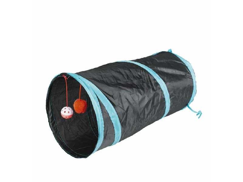 ---Play tunnel mini 50x25cm blue/black