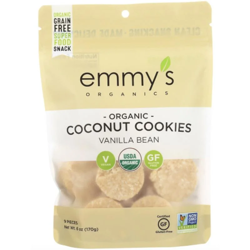 ---Emmy's Organics - Coconut Cookies Vanilla Bean, 6oz