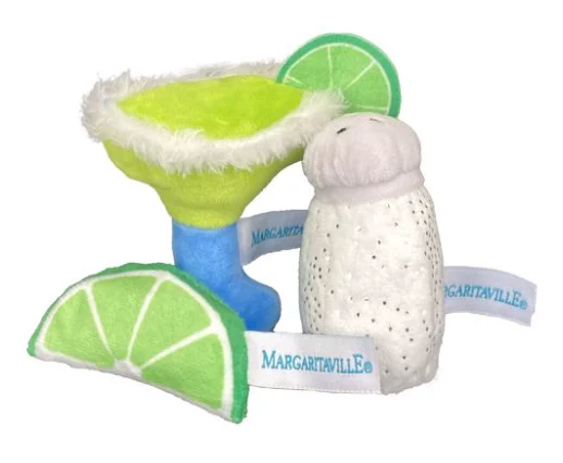  -Splash-proof food bowl AND Anti-choking slow food bowl3 PK. MARGARITAVILLE CAT - MARGARITA/LIME/SALT