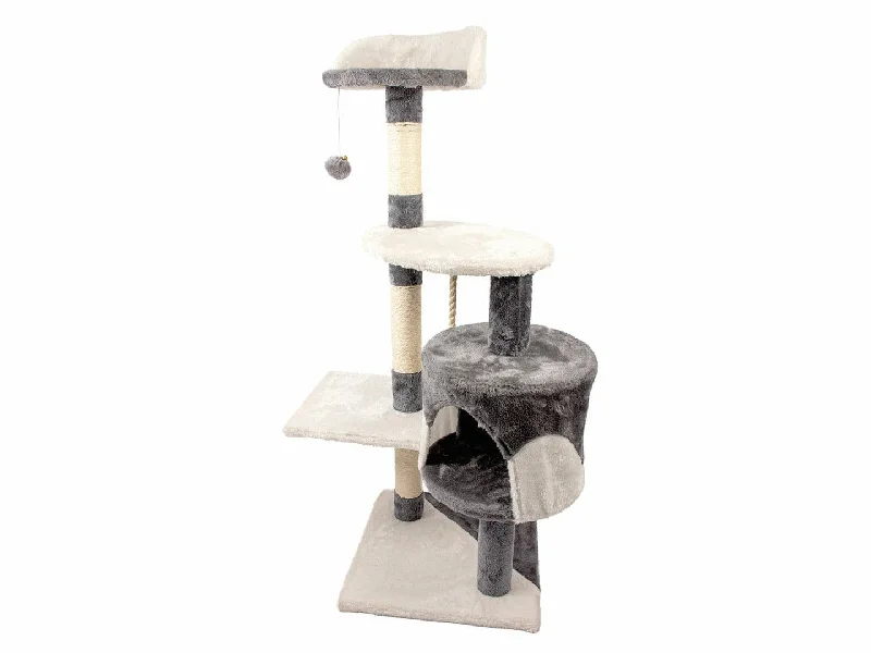 - Custom pet birthday cakeScratching post Balu 40x40x112cm grey/white