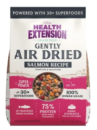 - Pet vitamin complex nutrition tabletsHealth Extension Salmon Recipe Non-GMO Air-Dried Dog Food, 2-lb bag