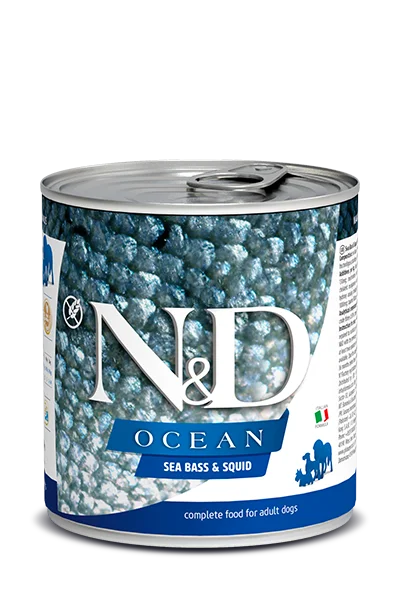 - Dog food discountsFarmina N&D Ocean Sea Bass & Squid Wet Dog Food