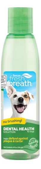 - Air box TSA certified check-in8 OZ. FRESH BREATH DENTAL HEALTH SOLUTION FOR DOGS