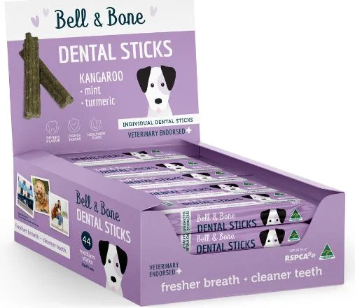 - Car dog seat beltBell & Bone @ The Dog House : Dental Sticks : Kangaroo, Mint & Turmeric (Single)