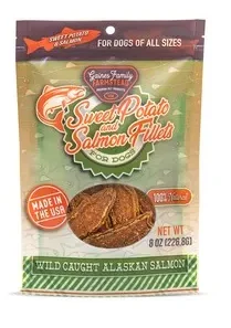 - Remote interactive pet feederGAINES FAMILY FARMSTEAD SWEET POTATO AND SALMON FILLETS 8 OZ