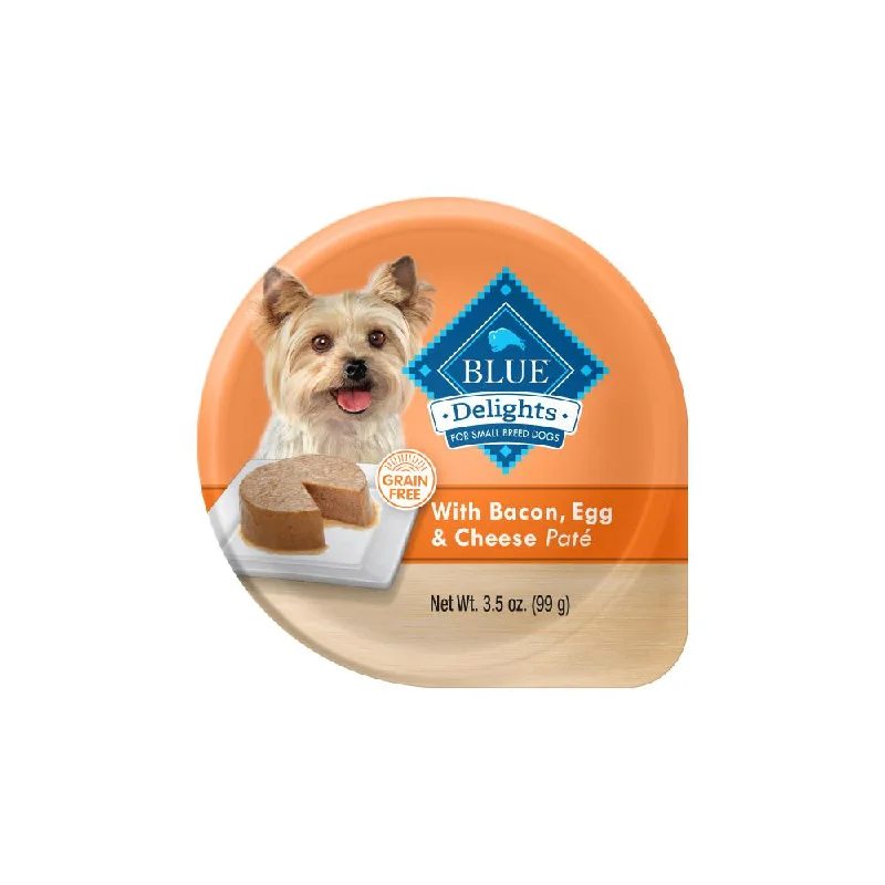 - Pet smart GPS locatorBlue Buffalo Blue Delights Small Breed Bacon, Egg & Cheese Breakfast Bites Pate Dog Food Cup