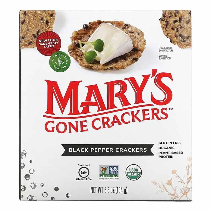 ---Mary's Gone Crackers - Black Pepper Crackers, 6.5oz