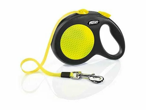 - Durable nylon dog leash wholesaleFLEXI NEW NEON TAPE L/5M black/neon yellow