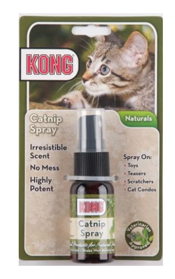 - Parrot climbing and standing wooden frameKONG 2 OZ. CATNIP SPRAY