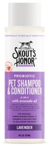 - ​​Pet toys under    yuanSKOUT'S HONOR PROBIOTIC SHAMPOO & CONDITIONER LAVENDER 16 OZ