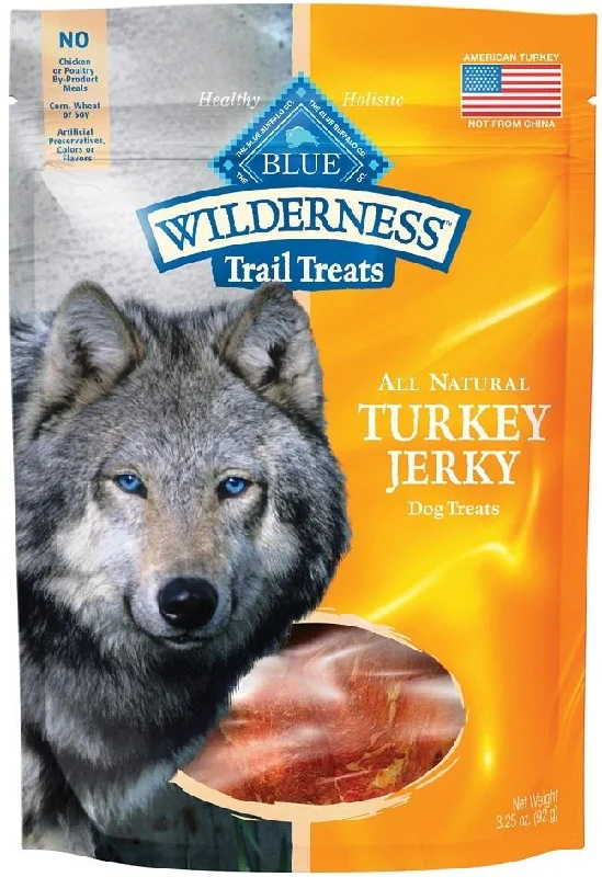 - Parrot climbing and standing wooden frameBlue Buffalo Wilderness Grain Free Trail Treats Turkey Jerky for Dogs