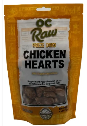 - Parrot climbing and standing wooden frameOC RAW CHICKEN HEARTS ~ 4 OZ FREEZE DRIED