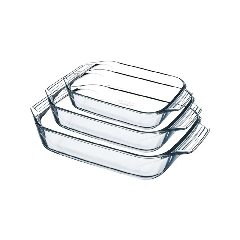 - Air box TSA certified check-inPyrex Oven Dish Set Irresistible - Set of 3