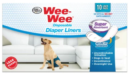 - Smart cat litter box with automatic cleaningWee-Wee® Super Absorbent Disposable Dog Diaper Liners