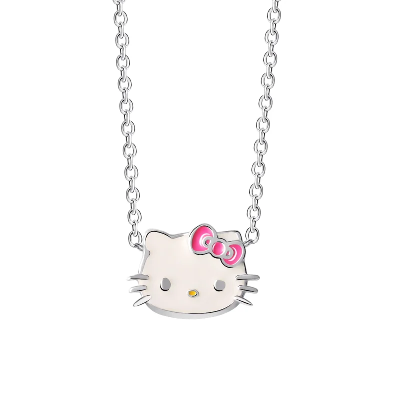 - Air box TSA certified check-inHello Kitty Sterling Silver Enamel Necklace