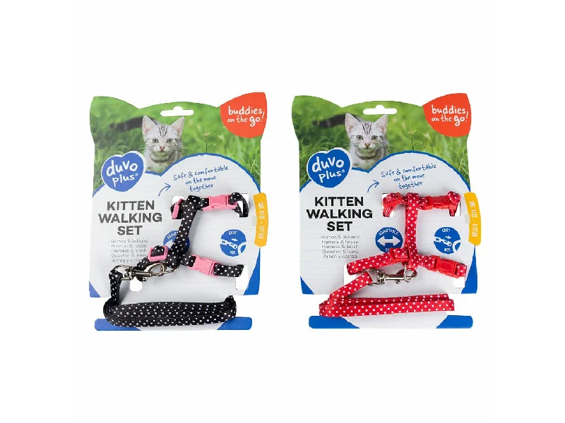 - Automatic induction pet water dispenserKITTEN WALKING SET WHITE DOTS 15-25cm / 8mm-125cm