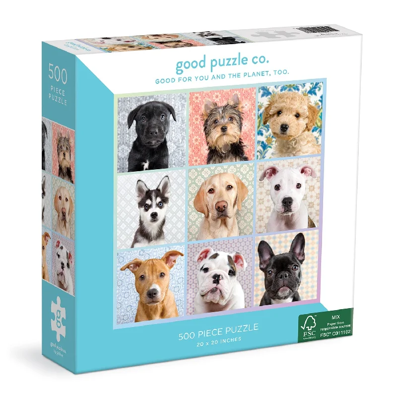 - Automatic temperature adjustment cat bedGood Puzzle Co. Dog Portraits 500pc Puzzle