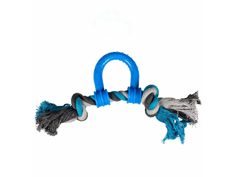  -Anti-scratch sofa protective coverTug Toy Knotted Cotton Pull Ring & Plastic 30cm grey/blue