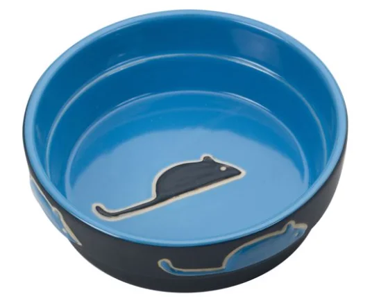 - Pet stroller can be taken on the plane8 OZ. CERAMIC FRESCO CAT DISH - BLUE