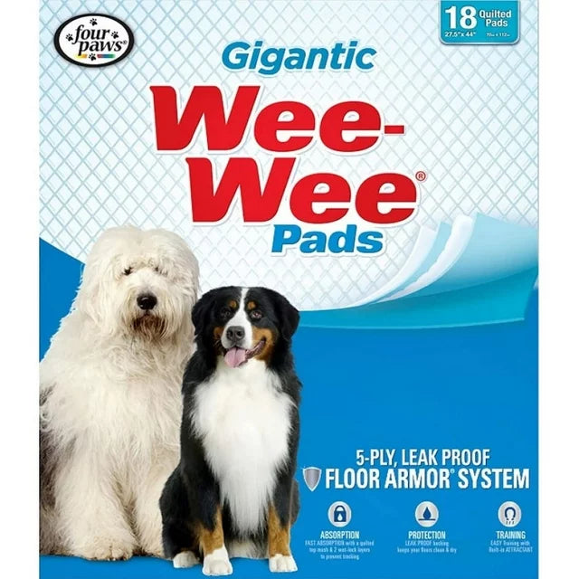 - Pet vitamin complex nutrition tabletsWee-Wee Pads Gigantic Pads 18 count