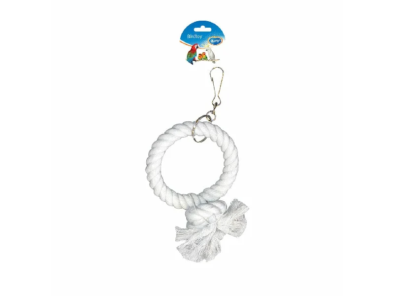 Pet ProductsParrot Ring Swing 30cm White