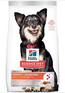 ---Hill's Science Diet Perfect Digestion Small Bites Chicken, Brown Rice & Whole Oats Recipe Dog Food