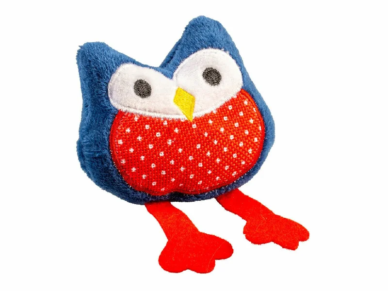 - Deodorizing cat litter tofu litterRetro dotted owl 13x9x3,5cm blue