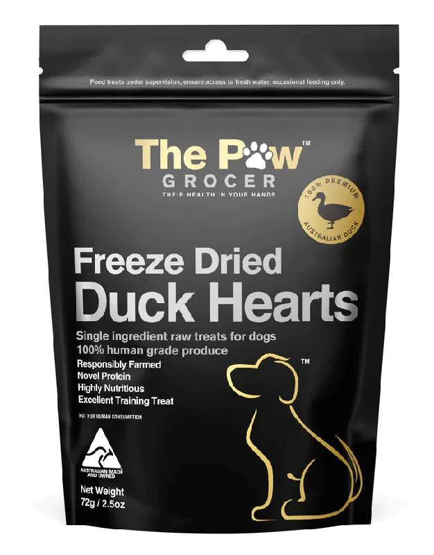 - Teething and chewing toys for puppiesThe Paw Grocer @ The Dog House : Black Label : Duck Hearts