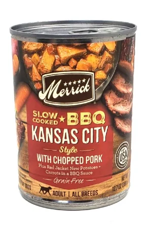 - Winter warm clothes for short-haired dogsMerrick Dog Slow-Cooked BBQ Kansas City Style With Chopped Pork 12.7oz