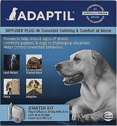 - Winter warm clothes for short-haired dogsAdaptil Comforting Diffuser Kit for Dogs