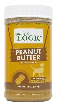 - Remote interactive pet feederNature's Logic Canine Peanut Butter Spread Dog Treat, 12-oz jar