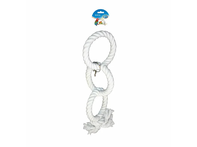 - Custom pet birthday cakeParrot Toy With 3 Ring 43cm white