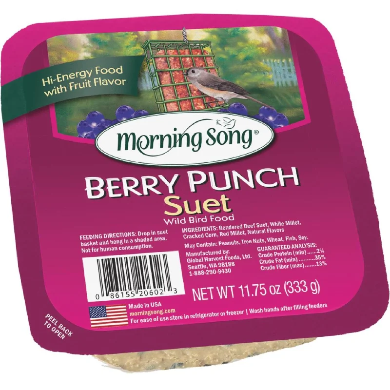 - Cat anti-jump window safety netMorning Song 11.75 Oz. Berry Suet