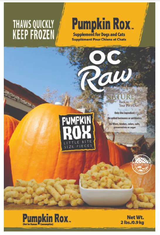 - Dog heart rate monitoring collarOC RAW PUMPKIN ROX ~ 2 LB. ROX